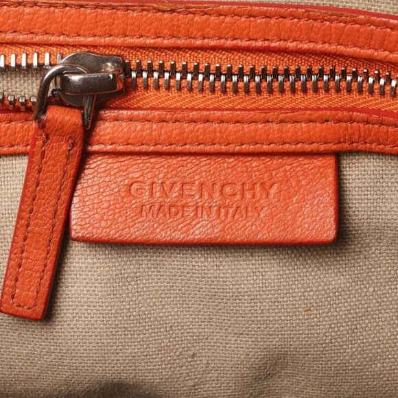 Givenchy Orange Sugar Goatskin Leather Small Antigona Bag - Picture 11 of 13